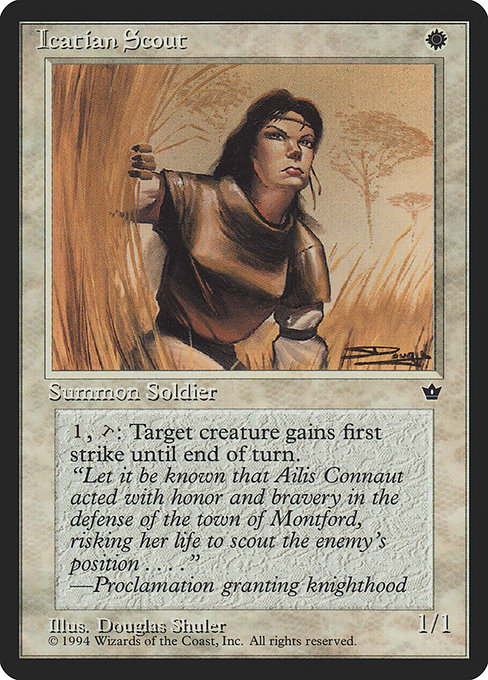 Icatian Scout - Fallen Empires Common Card