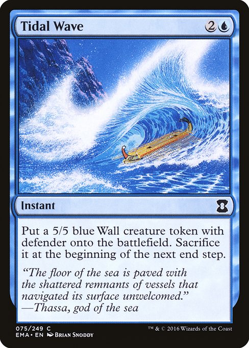 Tidal Wave - Eternal Masters Common Card