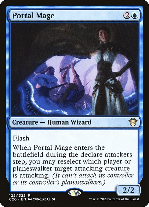 Portal Mage - Commander 2020 Rare Card