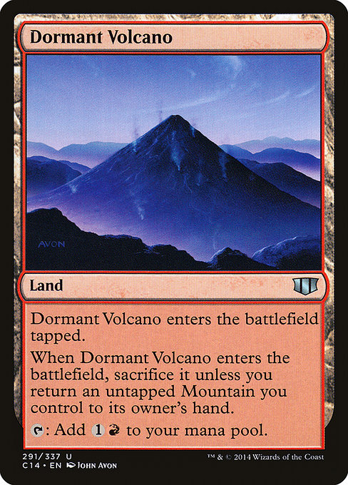 Dormant Volcano - Commander 2014 Uncommon Card