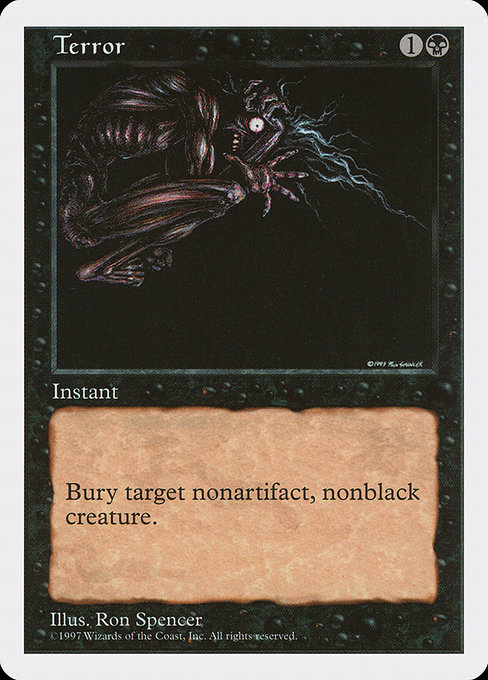 Terror - Fifth Edition Common Card