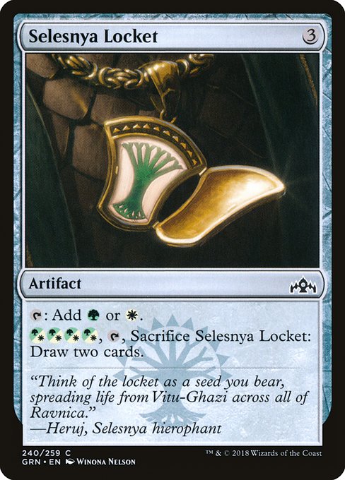Selesnya Locket - Guilds of Ravnica Common Card
