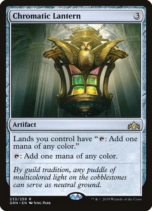 Chromatic Lantern - Guilds of Ravnica Rare Card