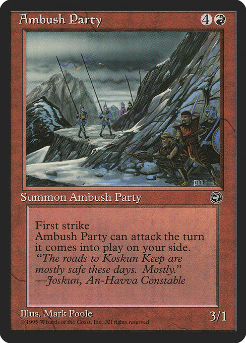 Ambush Party - Homelands Common Card