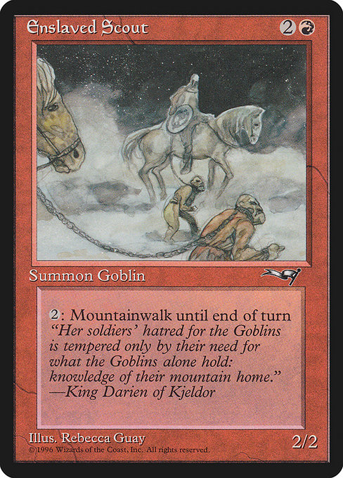Enslaved Scout - Alliances Common Card