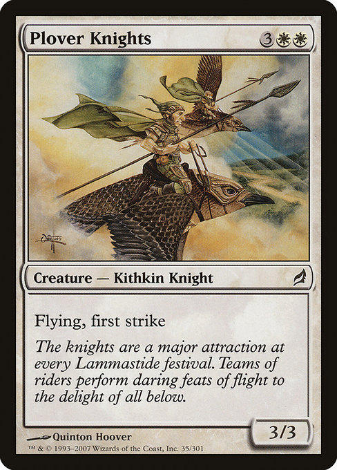 Plover Knights - Lorwyn Common Card