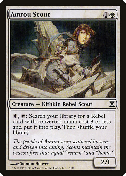 Amrou Scout - Time Spiral Common Card