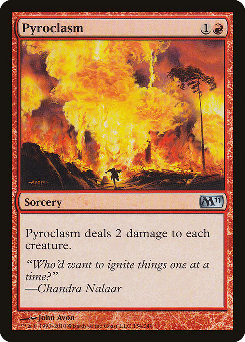 Pyroclasm - Magic 2011 Uncommon Card
