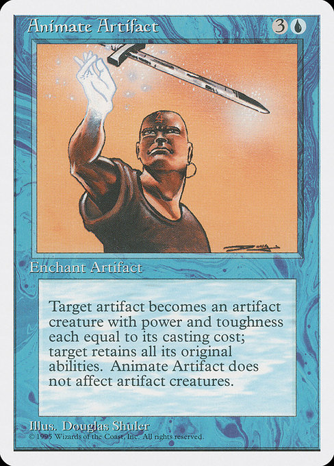 Animate Artifact - Fourth Edition Uncommon Card