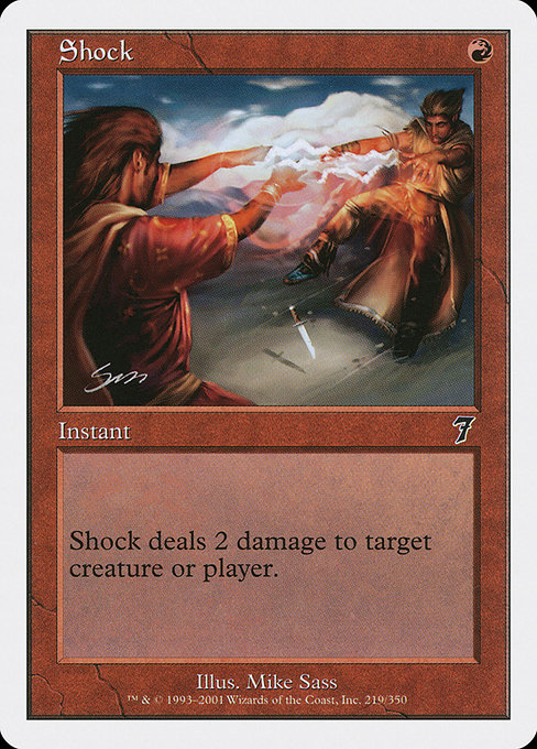 Shock - Seventh Edition Common Card
