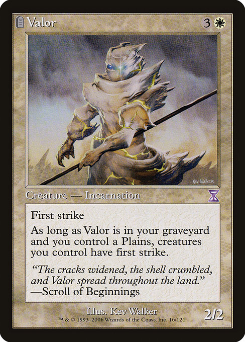 Valor - Time Spiral Timeshifted Special Card