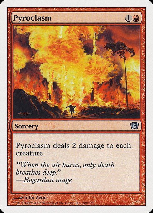 Pyroclasm - Ninth Edition Uncommon Card