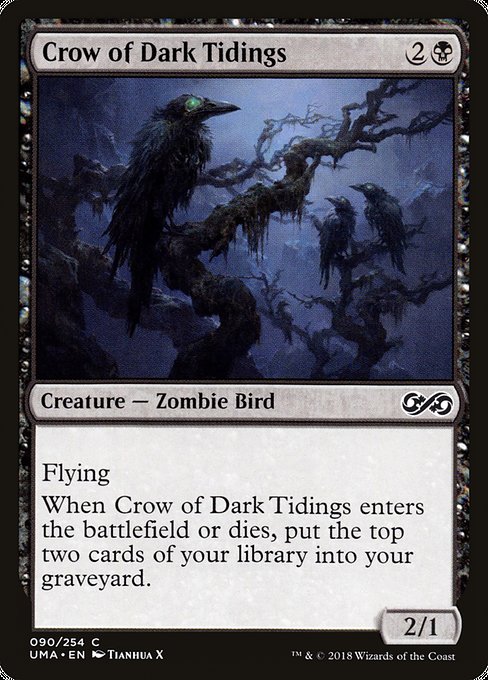 Crow of Dark Tidings - Ultimate Masters Common Card