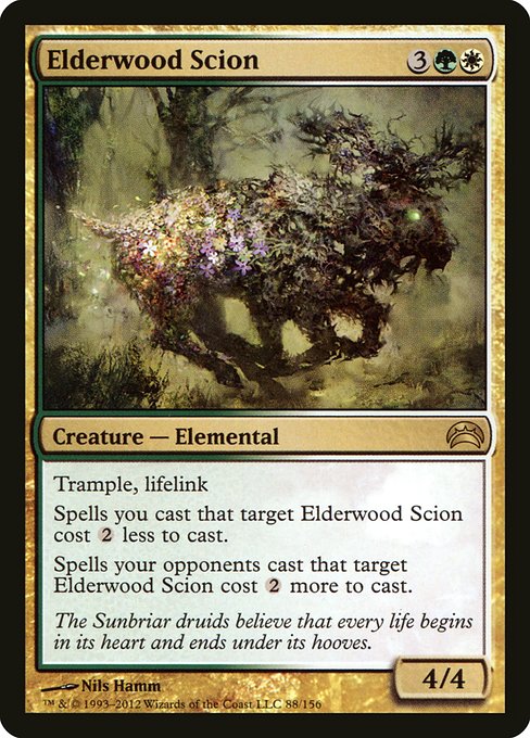 Elderwood Scion - Planechase 2012 Rare Card