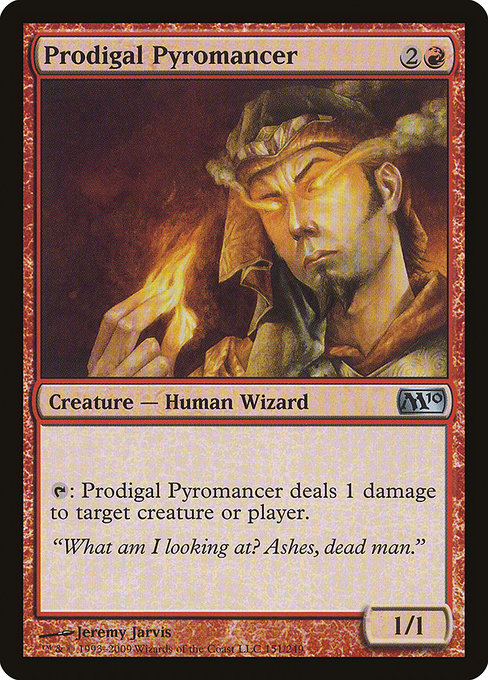 Prodigal Pyromancer - Magic 2010 Uncommon Card