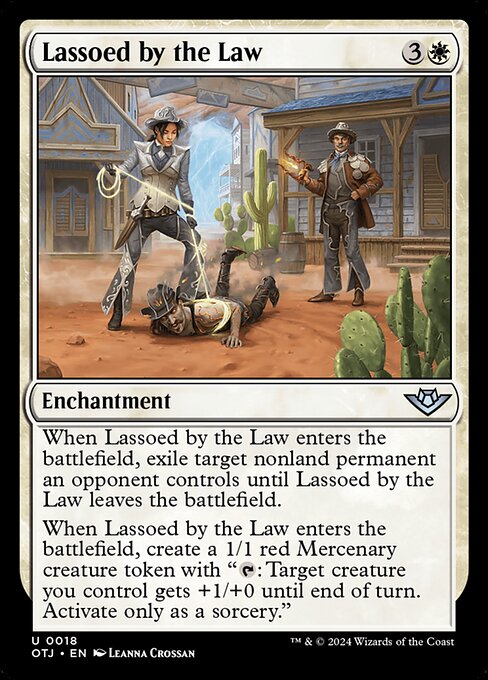 Lassoed by the Law - Outlaws of Thunder Junction Uncommon Card