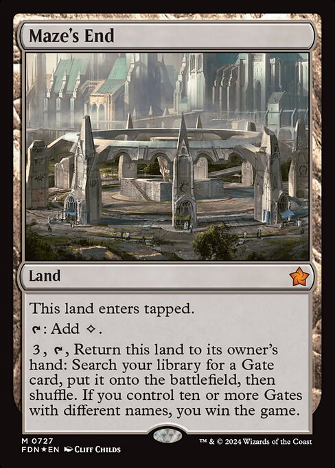 Maze's End - Foundations Mythic Card
