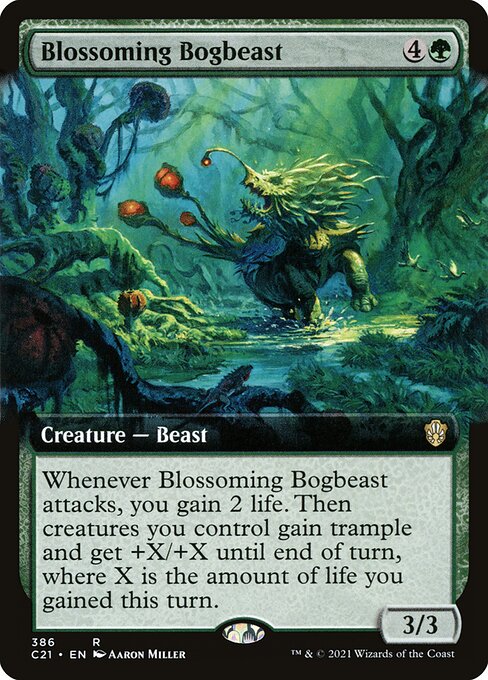 Blossoming Bogbeast - Commander 2021 Rare Card