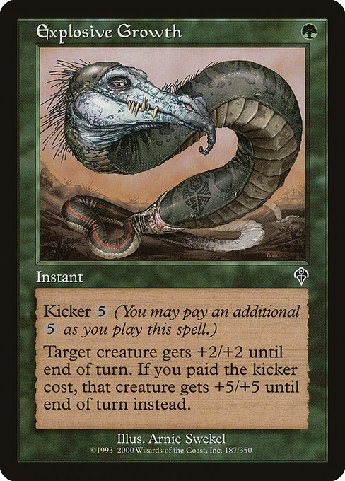 Explosive Growth - Invasion Common Card