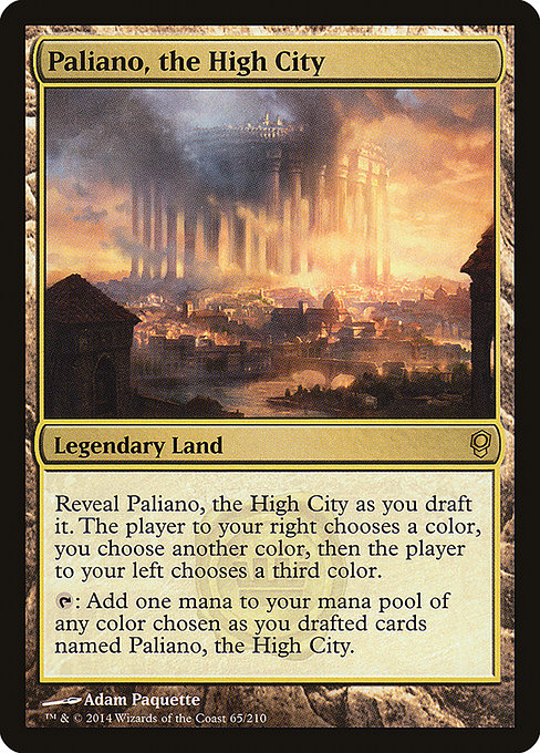 Paliano, the High City - Conspiracy Rare Card