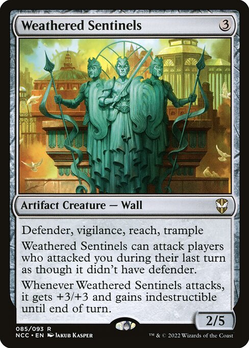 Weathered Sentinels - New Capenna Commander Rare Card
