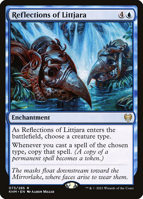Reflections of Littjara - Kaldheim Rare Card