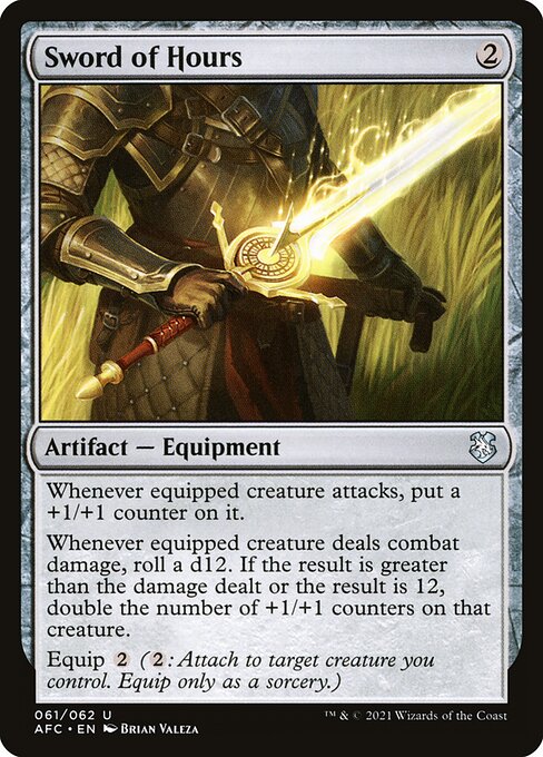 Sword of Hours - Forgotten Realms Commander Uncommon Card