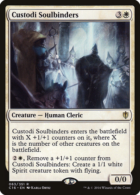 Custodi Soulbinders - Commander 2016 Rare Card