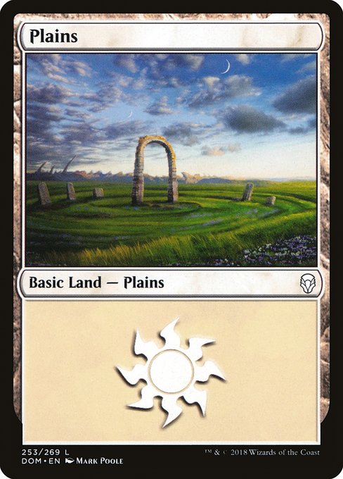 Plains - Dominaria Common Card