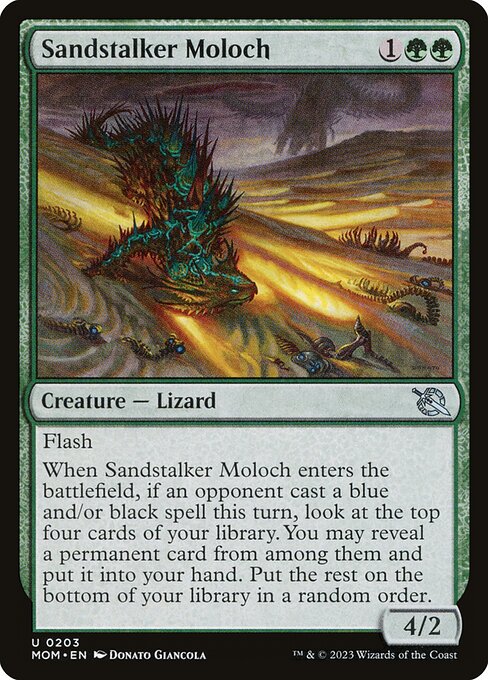 Sandstalker Moloch - March of the Machine Uncommon Card