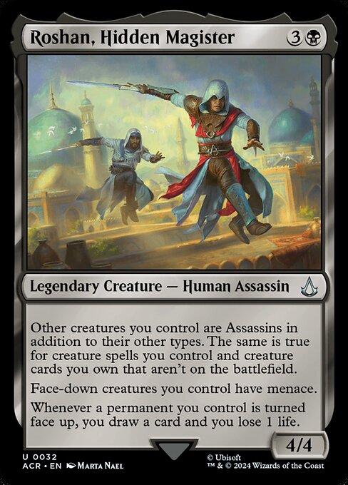 Roshan, Hidden Magister - Assassin's Creed Uncommon Card