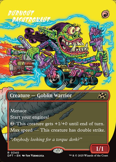 Burnout Bashtronaut - Aetherdrift Rare Card
