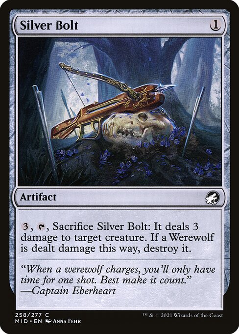 Silver Bolt - Innistrad: Midnight Hunt Common Card