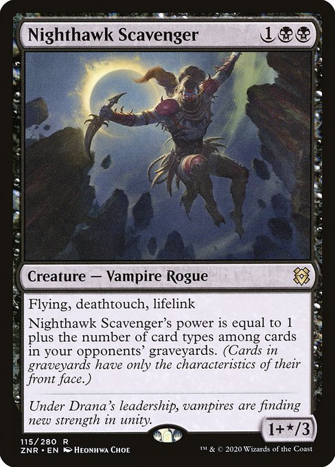 Nighthawk Scavenger - Zendikar Rising Rare Card