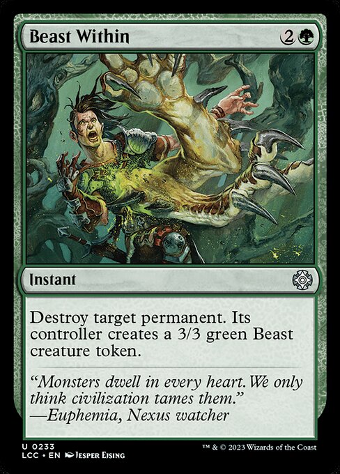 Beast Within - The Lost Caverns of Ixalan Commander Uncommon Card