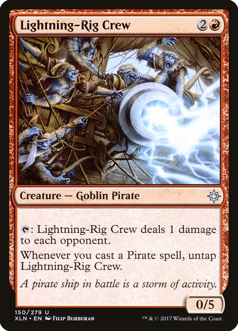 Lightning-Rig Crew - Ixalan Uncommon Card