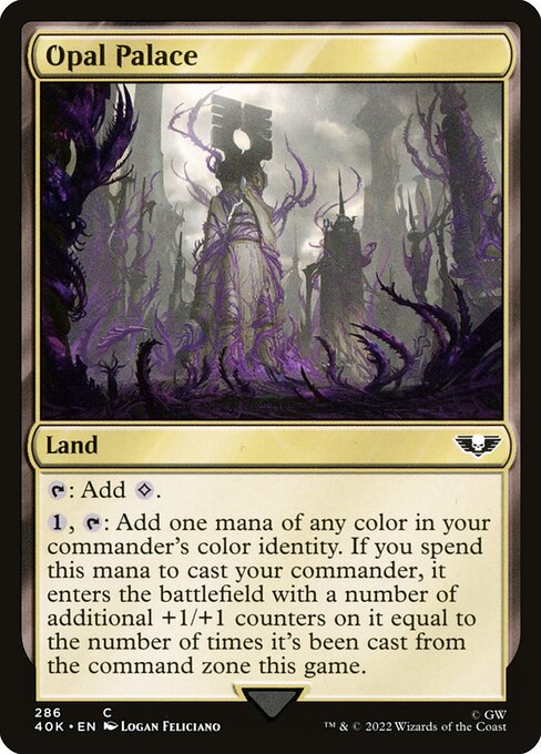 Opal Palace - Warhammer 40,000 Commander Common Card