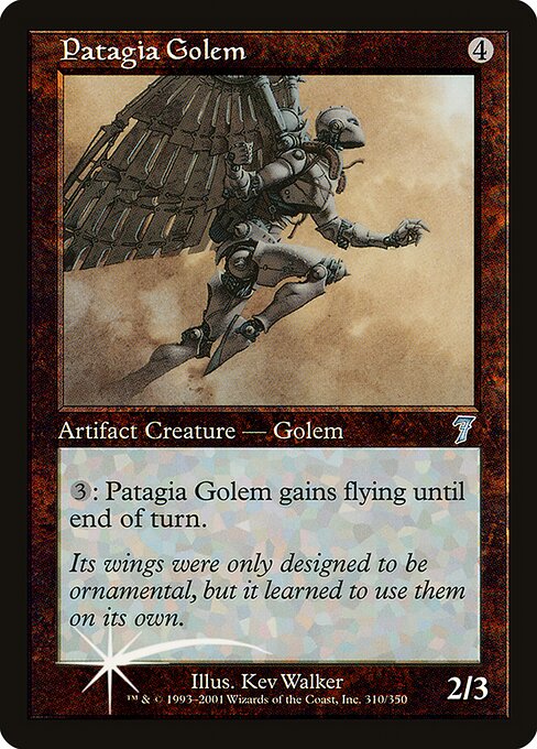Patagia Golem - Seventh Edition Uncommon Card