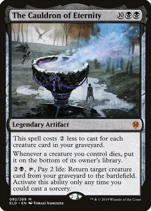The Cauldron of Eternity - Throne of Eldraine Mythic Card