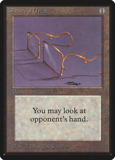 Glasses of Urza - Limited Edition Beta Uncommon Card