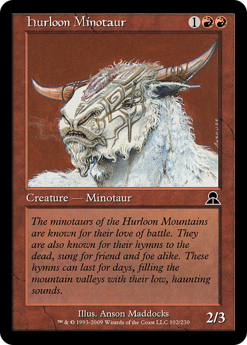 Hurloon Minotaur - Masters Edition III Common Card
