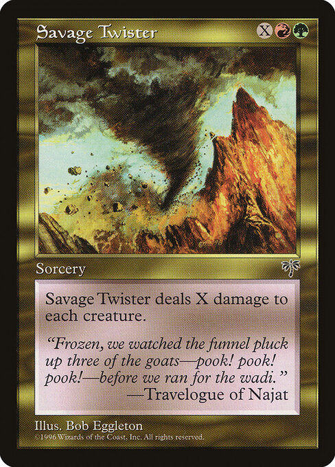 Savage Twister - Mirage Uncommon Card
