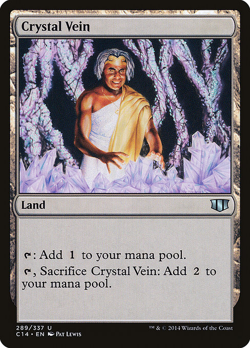 Crystal Vein - Commander 2014 Uncommon Card