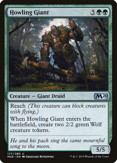 Howling Giant - Core Set 2020 Uncommon Card