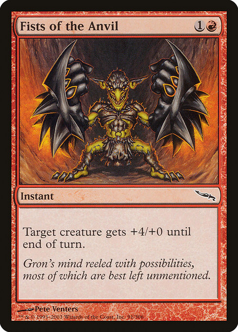 Fists of the Anvil - Mirrodin Common Card