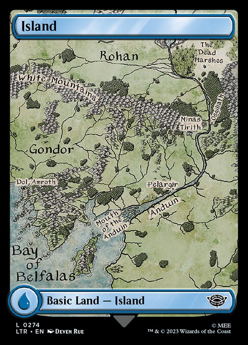 Island - The Lord of the Rings: Tales of Middle-earth Common Card