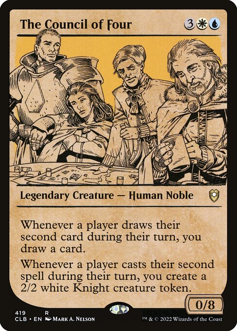 The Council of Four - Commander Legends: Battle for Baldur's Gate Rare Card