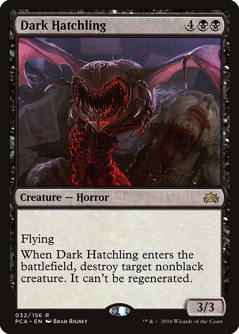 Dark Hatchling - Planechase Anthology Rare Card