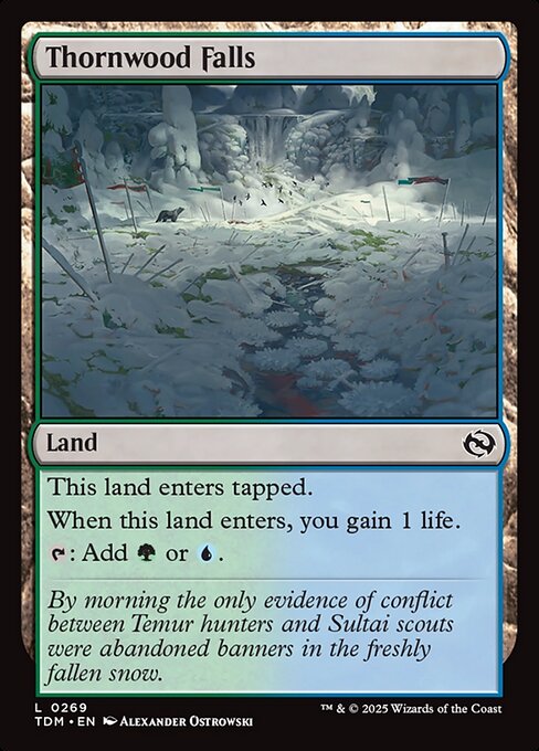 Thornwood Falls - Tarkir: Dragonstorm Common Card