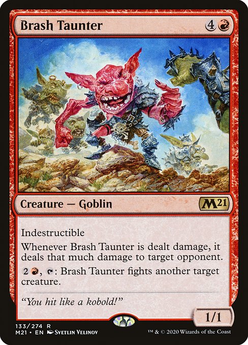 Brash Taunter - Core Set 2021 Rare Card